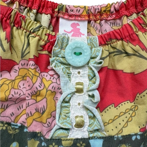 Matilda Jane Serendipity Tomato Peasant Fiona Floral Top Sept 2011 size 18 month - Picture 4 of 10